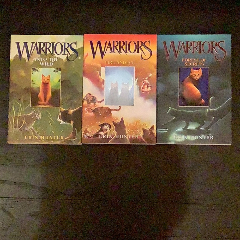 Warriors cat series books author of books are Erin Hunter